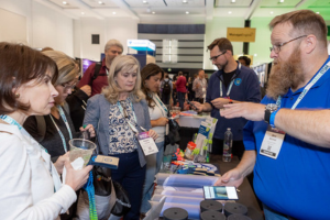 Expo Hall with People in Hall